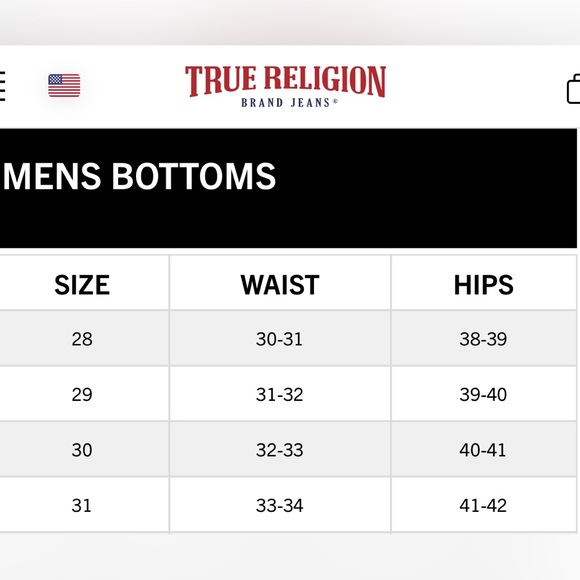 True Religion Straight With Flap Jeans Size 31 - Picture 5 of 5